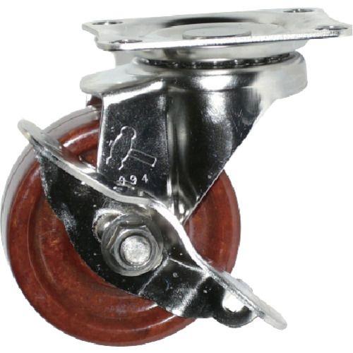 ハンマー 旋回式フェノール車輪 65mm ストッパー付