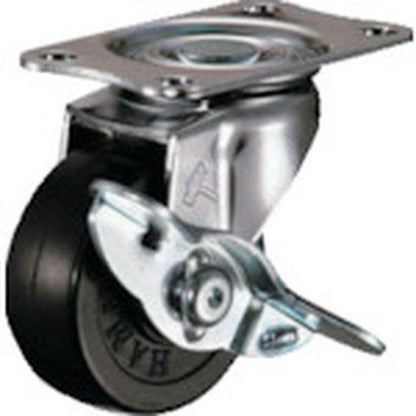 ハンマー Eシリーズ旋回式ゴム車輪 40mm ストッパー付