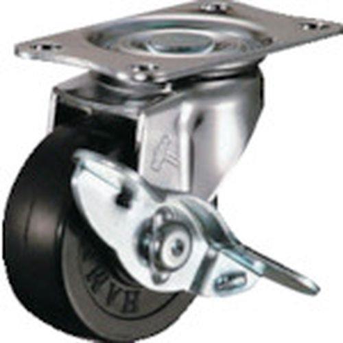 ハンマー Eシリーズ旋回式ゴム車輪 50mm ストッパー付