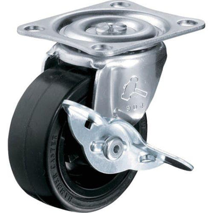 ハンマー Gシリーズ旋回式ゴム車輪 65mm ストッパー付