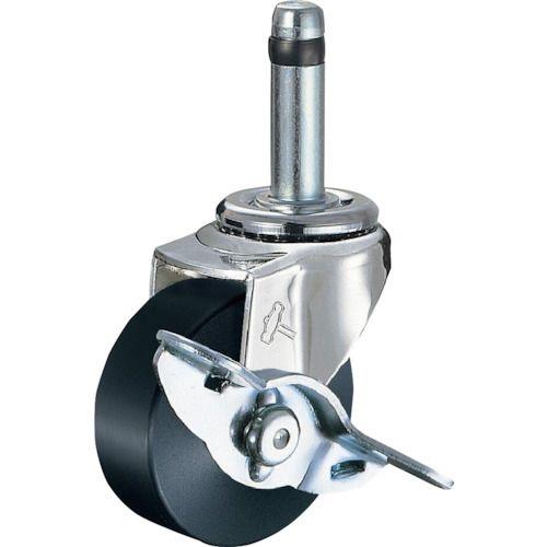 ハンマー 差込み旋回式MCナイロン車輪 40mm ストッパー付