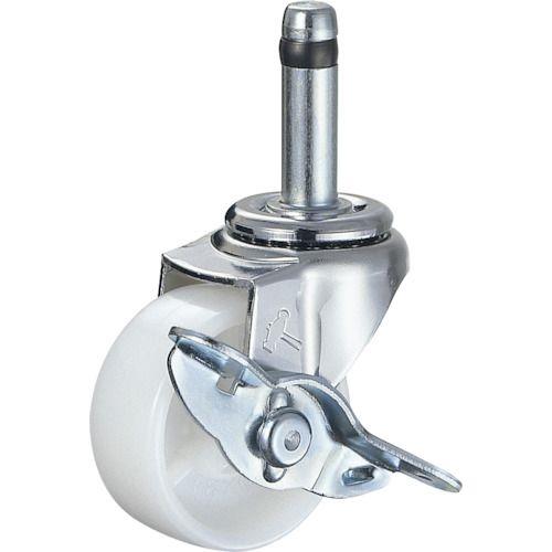 ハンマー 差込み旋回式ナイロン車輪 40mm ストッパー付