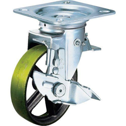 ハンマー スイッチキャスター イモノ車輪 125mm ストッパー付