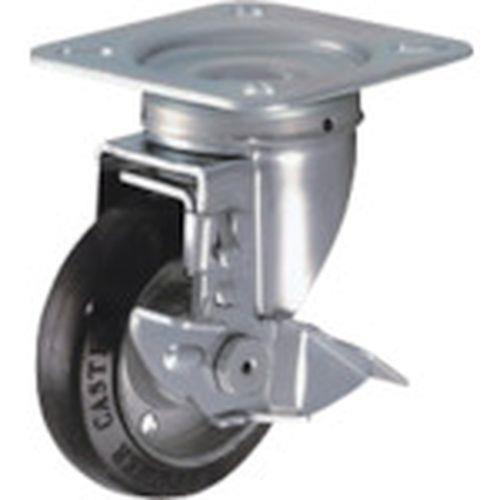 ハンマー 旋回式ゴム車輪(ローラーベアリング)100mm ストッパー付