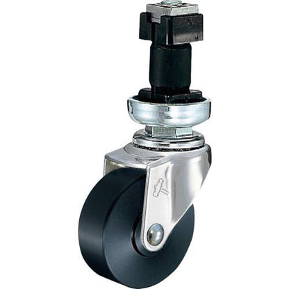 ハンマー パイプ差込み旋回式MCナイロン車輪 40mm φ32用
