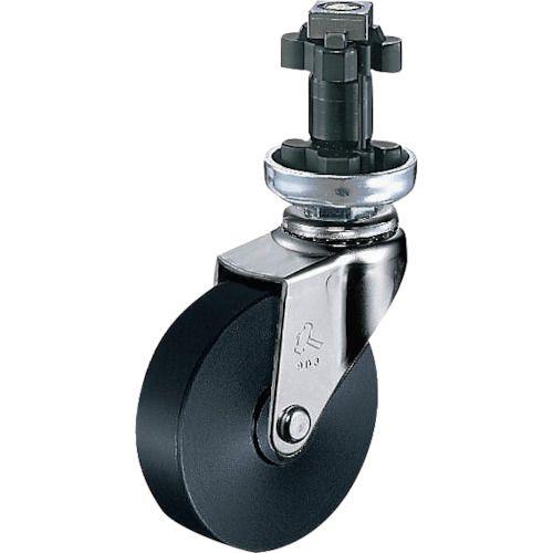 ハンマー パイプ差込み旋回式MCナイロン車輪 65mm φ38用