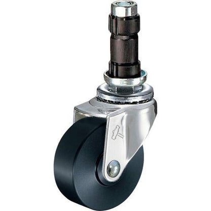 ハンマー パイプ差込み旋回式MCナイロン車輪 40mm φ25用