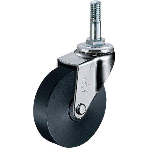 ハンマー 半ねじ込み旋回式MCナイロン車輪 65mm W3/8