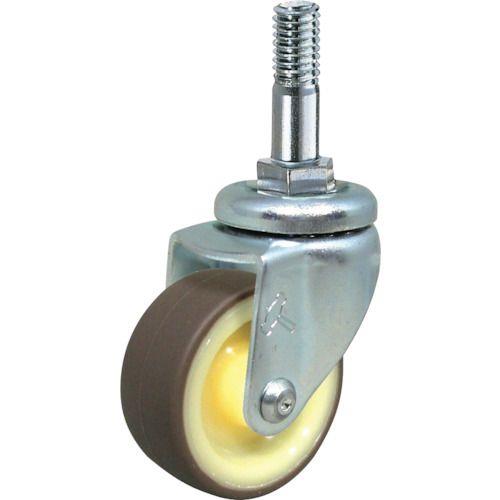 ハンマー 半ねじ込み旋回式ウレタン車輪(ナイロンホイール)32mm W3/8
