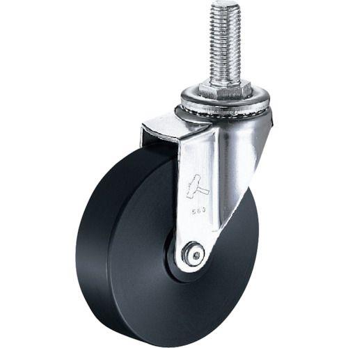 ハンマー ねじ込み旋回式MCナイロン車輪 125mm M16