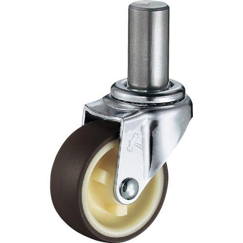 ハンマー 差込み旋回式ウレタン車輪(ナイロンホイール)40mm