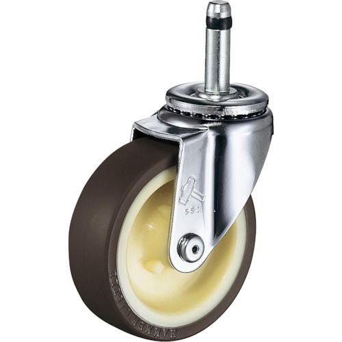 ハンマー 差込み旋回式ウレタン車輪(ナイロンホイール)100mm