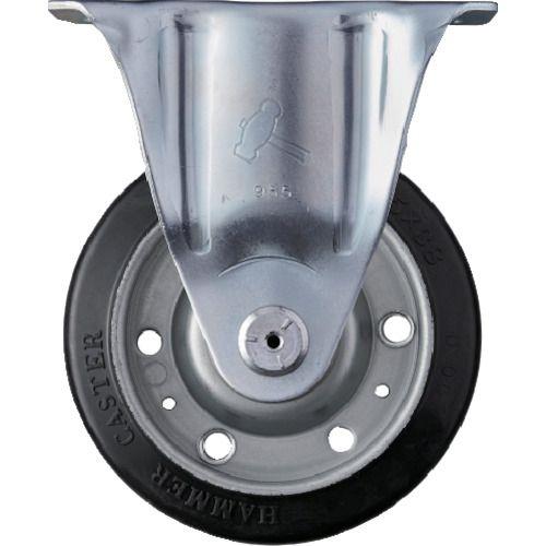ハンマー 固定式ゴム車輪 125mm