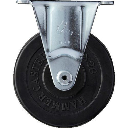ハンマー 固定式ゴム車輪 75mm