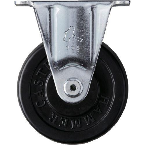 ハンマー 固定式ゴム車輪(ローラーベアリング)65mm