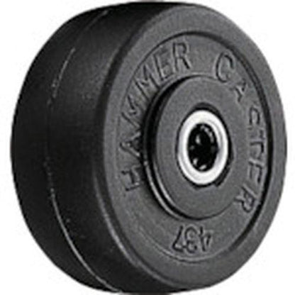 ハンマー S型ゴムB入り車輪 437S-RDB65 65mm