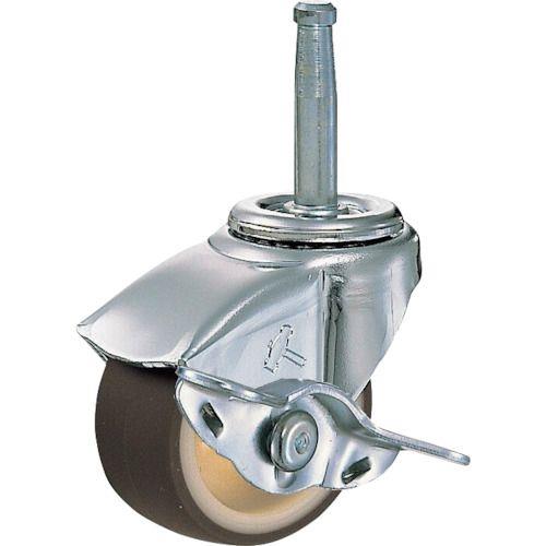 ハンマー 差込み旋回式ウレタン車輪(ナイロンホイール)50mm ストッパー付