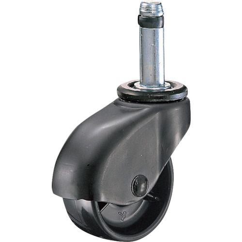 ハンマー 差込み旋回式ナイロン車輪50mm 本体:黒色