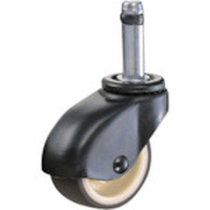 ハンマー 差込み旋回式ウレタン車輪(ナイロンホイール)50mm 本体:黒色