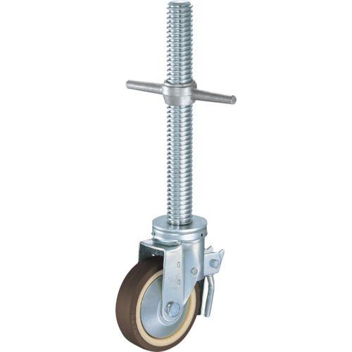 ハンマー 足場用旋回式ウレタン車輪(ナイロンホイール・ボールベアリング)125mm トータルロック