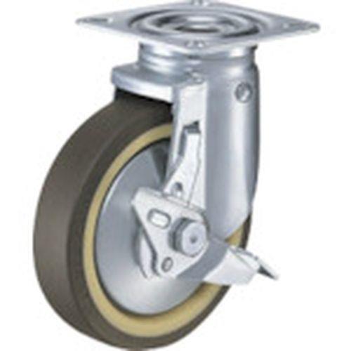 ハンマー 旋回式ウレタン車輪(ナイロンホイール・ラジアルボールベアリング)150mm ストッパー付