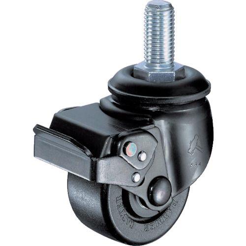 ハンマー 低床重荷重用ねじ込み旋回式ナイロン車輪(ボールベアリング)75mm SP付