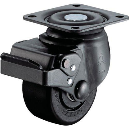 ハンマー 低床重荷重用旋回式ナイロン車輪(ボールベアリング)75mm SP付
