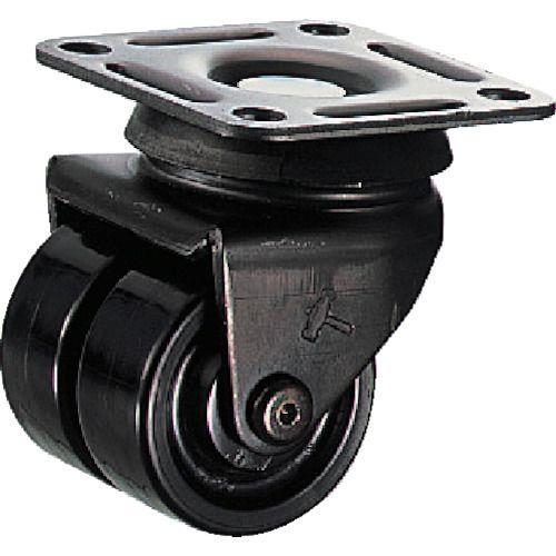 ハンマー 低床中荷重用旋回式ナイロン車輪 50mm