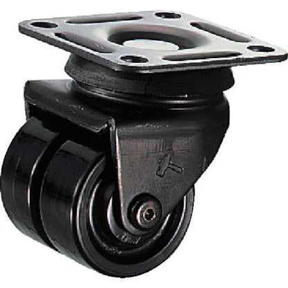 ハンマー 低床中荷重用旋回式ナイロン車輪 50mm