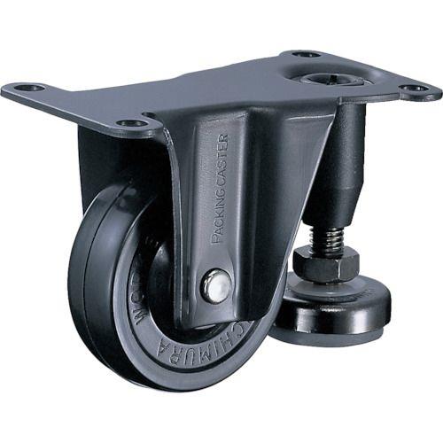 ハンマー パッキングキャスター 固定式ゴム車輪 50mm アジャスターフット付