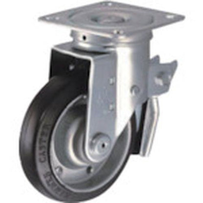 ハンマー 旋回式ゴム車輪 125mm トータルロック