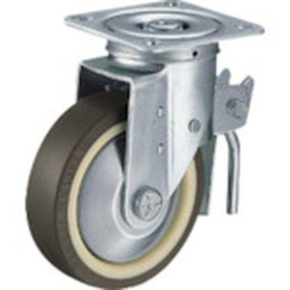ハンマー 旋回式ウレタン車輪(ナイロンホイール・ボールベアリング)100mm トータルロック