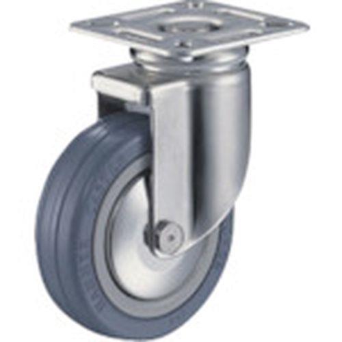 ハンマー 旋回式ゴム車輪(ナイロンホイール・ボールベアリング)125mm