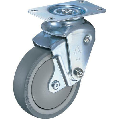 ハンマー クッションキャスター旋回式ウレタン車輪100mm 線径2.9mm