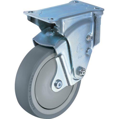 ハンマー クッションキャスター固定式ウレタン車輪100mm 線径2.6mm