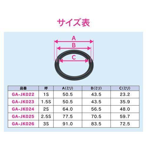 ヘルールガスケット 1S B型 EPDM