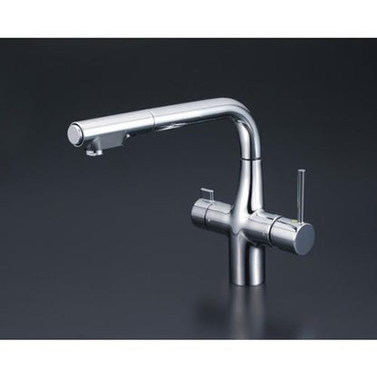 浄水器シャワー付混合栓 e