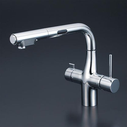 ビルトイン浄水器用シングルシャワー付