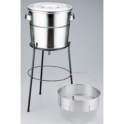 13L タンク(カゴ・スタンド付/ステンレス製)
