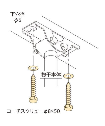 ホスクリーン 木下地直付パーツ ＜HP-15＞