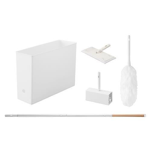 ［5点組］ 掃除用具セット(ホワイト)