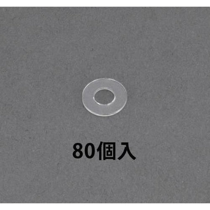 1 mm 平ワッシャー(ポリカ/80枚)