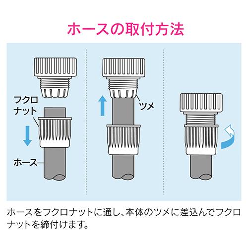 ネジつきホース接手