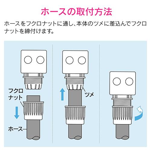 ニップセット(ホース延長用)