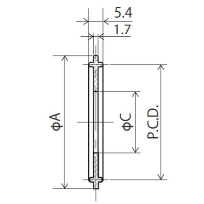 ヘルールガスケット(ツバ無)/PTFE