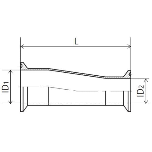 ヘルール偏心レジューサー
