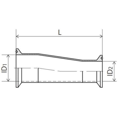 ヘルール偏心レジューサー