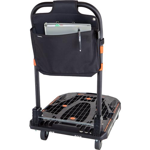 TRUSCO 台車バック マチ付き ブラック