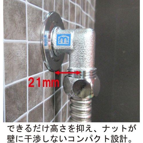 送り座付フレキ用エルボ