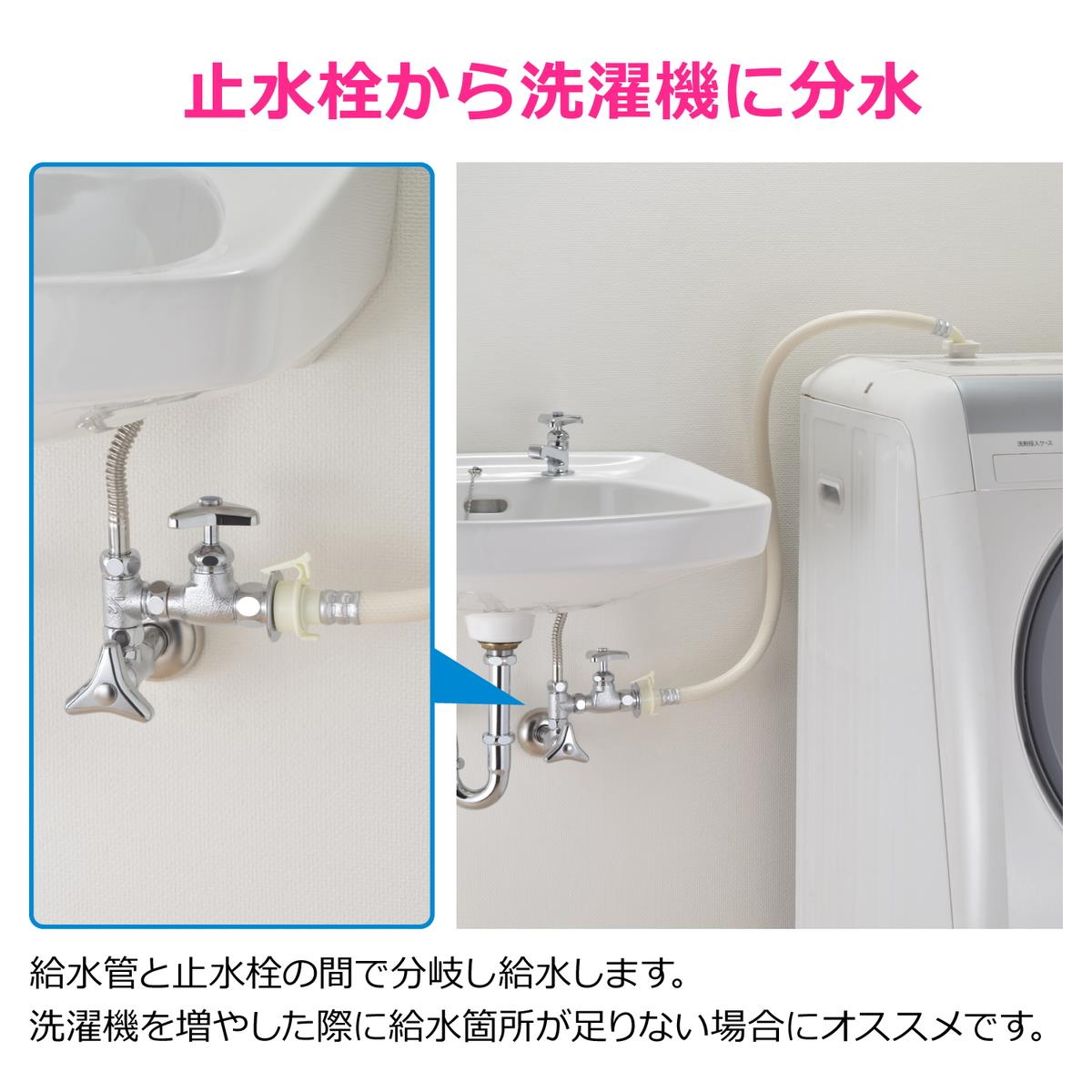 アングル分岐栓